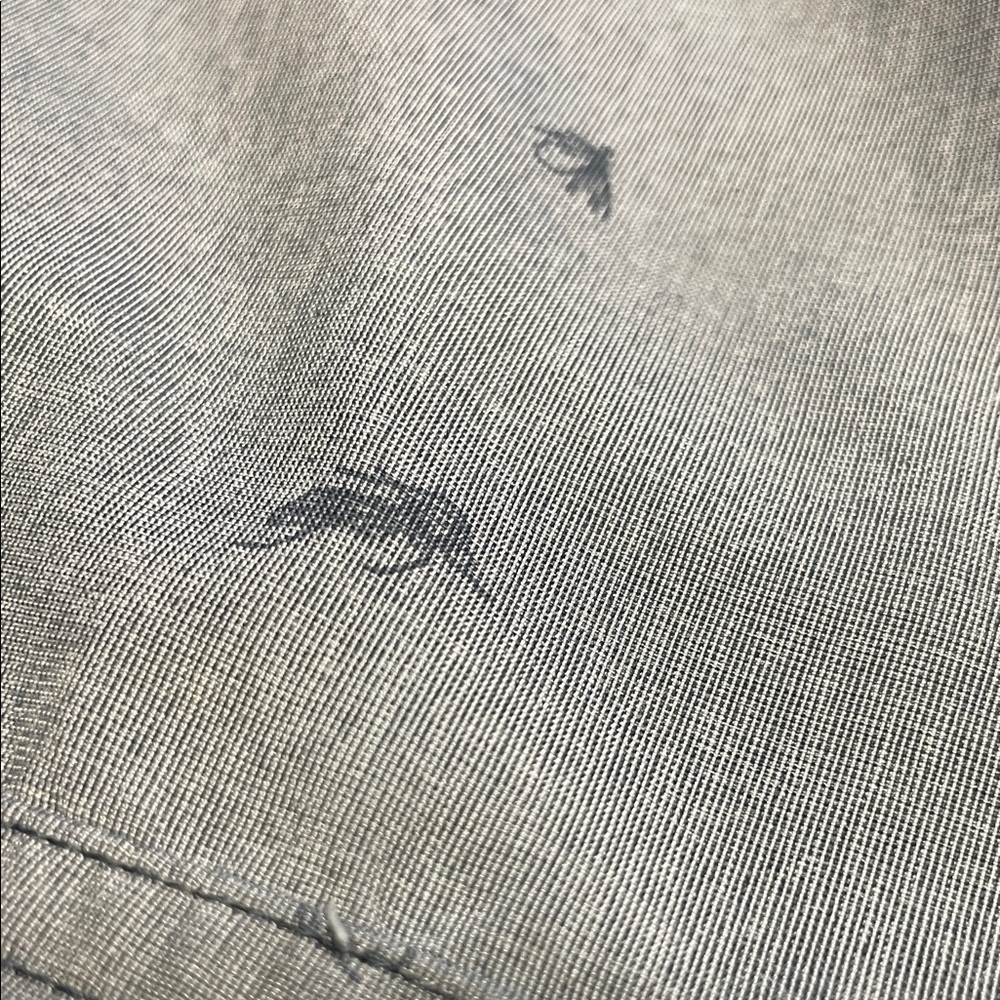 Simms Gray Patterned Button Down Shirt - image 4